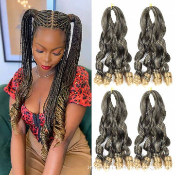 Julianna Hair Products Nigeria Yaki Pony Style Braid Hair Attachment For Braids Curly Tip Braiding Hair